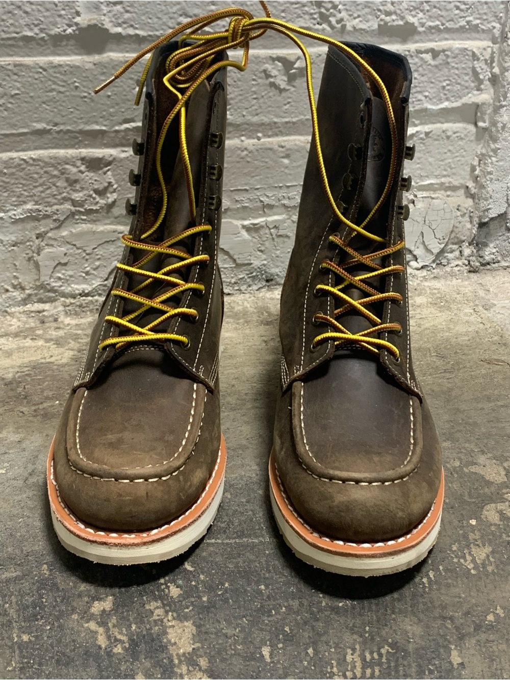 NWOB Rock Rooster Mantua 8” MENS Soft Toe Work Boots - 11.5 MENS - Picture 3 of 16